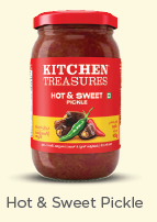 KTS HOT & SWEET PICKLE 12 X 400 GM