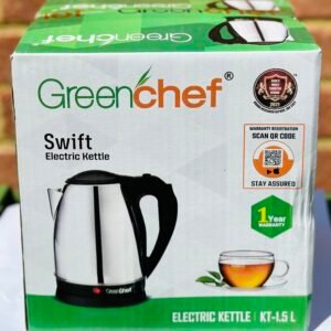 AVC HOME ELECTRIC KETTLE 1.5 L GREEN CHEF 1.5LT