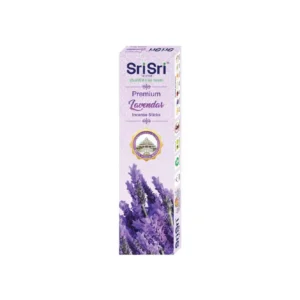SRI SRI PREMIUM LAVENDAR INCENSE STICKS 12 X 20 GM