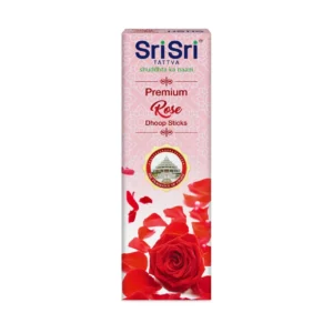 SRI SRI ROSE DHOOP STICKS 12 X 50 GM