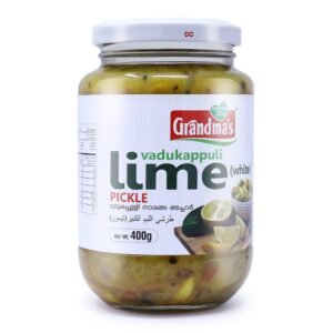 GM VADUKAPULI LIME WHITE PICKLE (BUY ONE GET ONE FREE) 12 X 400 G