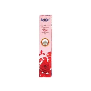 SRI SRI PREMIUM ROSE INCENSE STICKS 12 X 20 GM