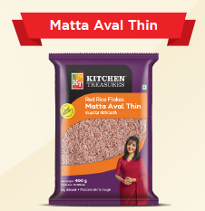 KTS RICE FLAKES BROWN 15 X 400 GM