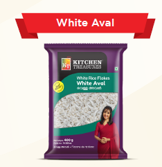KTS RICE FLAKES WHITE 15 X 400 GM