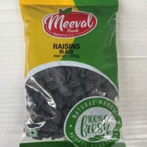 ML RAISINS BLACK 25 X 200GM