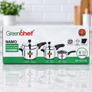 AVC Greenchef Combo 5L & 3L Cooker + 2L Pan