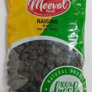 ML RAISINS BLACK 25 X 200GM