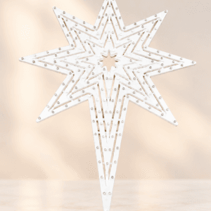 AVC Xmas Star White 1pcs