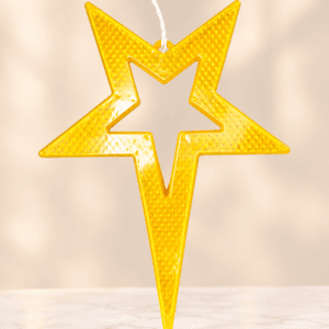 AVC Xmas Star Yellow 1pcs